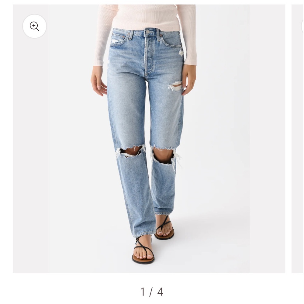 AGolde 90s Mid rise straight jean